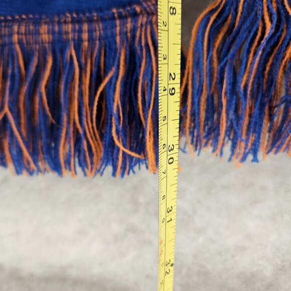 Dave & Busters Logo Scarf Adult Unisex Blue Orange & White‎ 60"x7" EUC - Picture 5 of 6